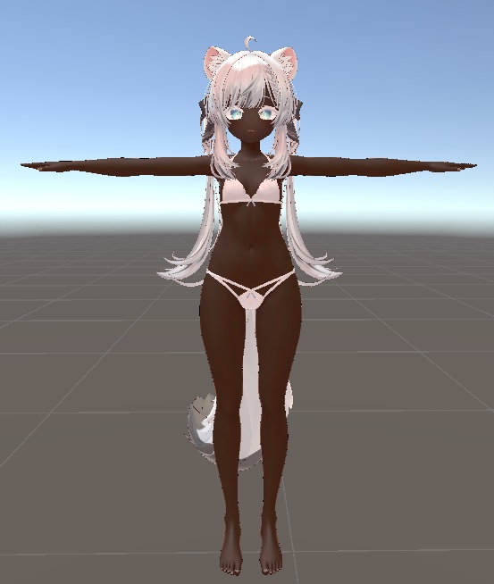 【新色追加】かわいい褐色肌テクスチャ【マヌカ】