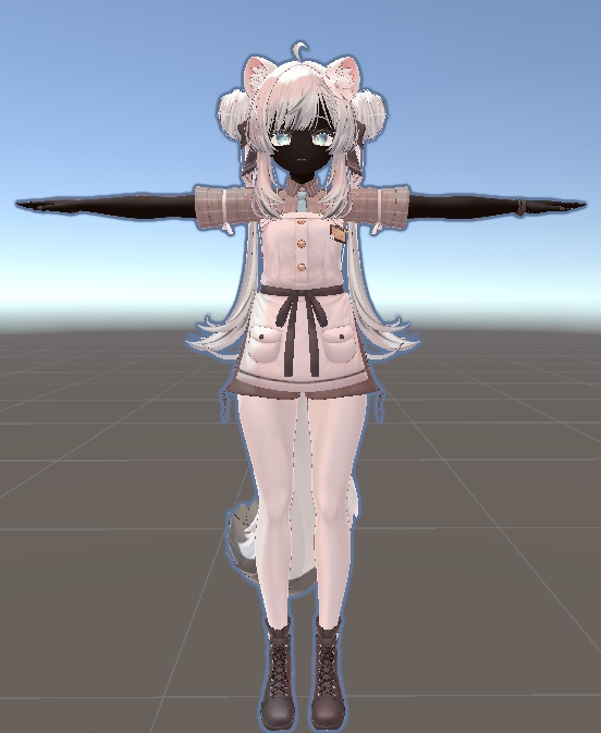 【新色追加】かわいい褐色肌テクスチャ【マヌカ】