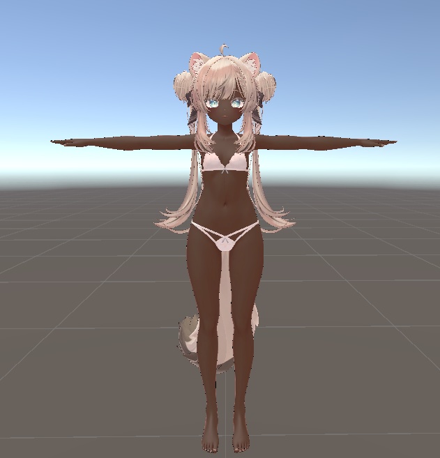 【新色追加】かわいい褐色肌テクスチャ【マヌカ】