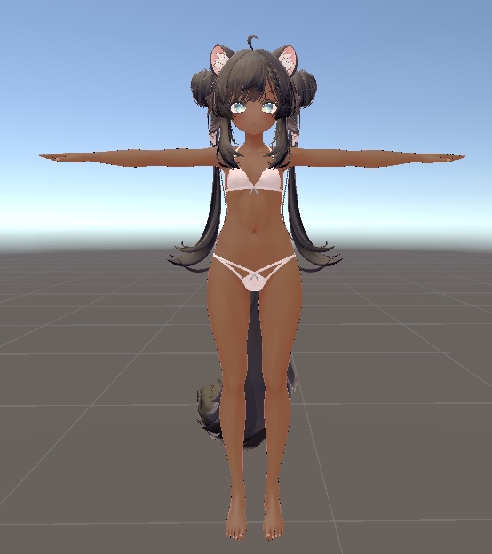 【新色追加】かわいい褐色肌テクスチャ【マヌカ】