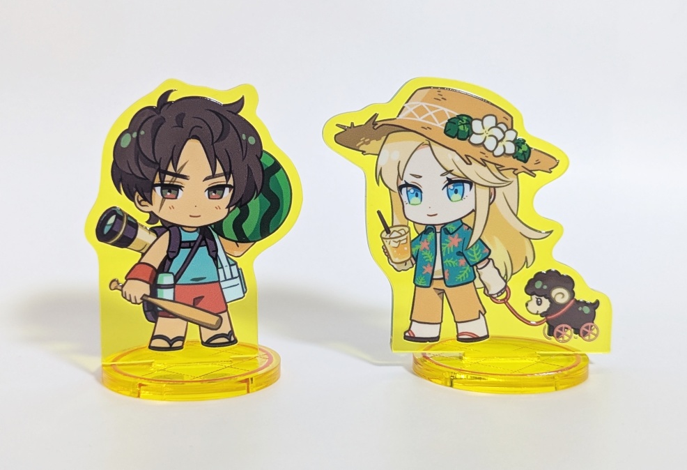 【非公式】主と近衛の夏休みアクスタ