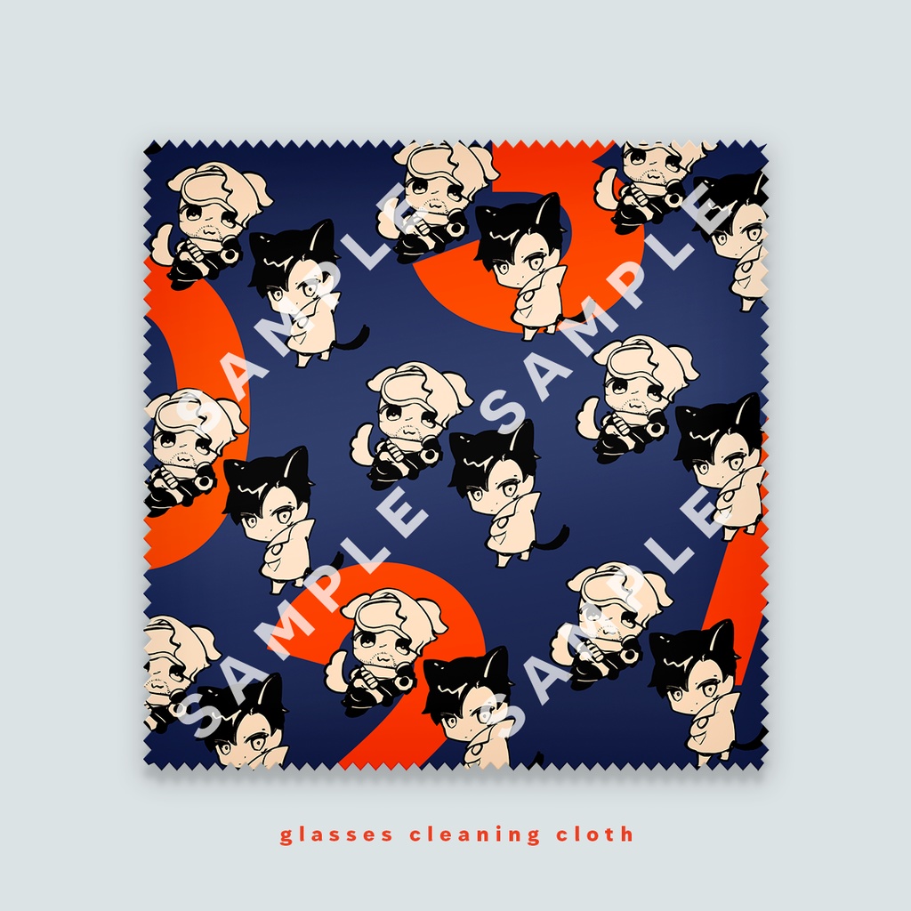 犬ミと猫プのめがね拭き