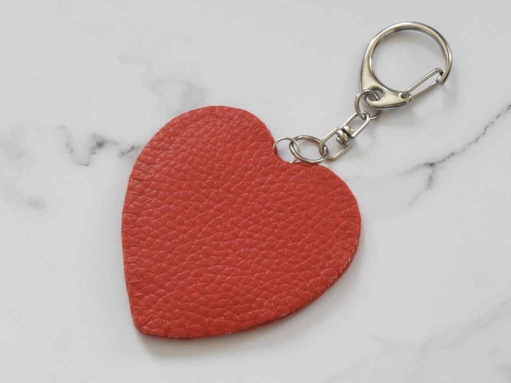 推し刺繍キーホルダー(レッド)