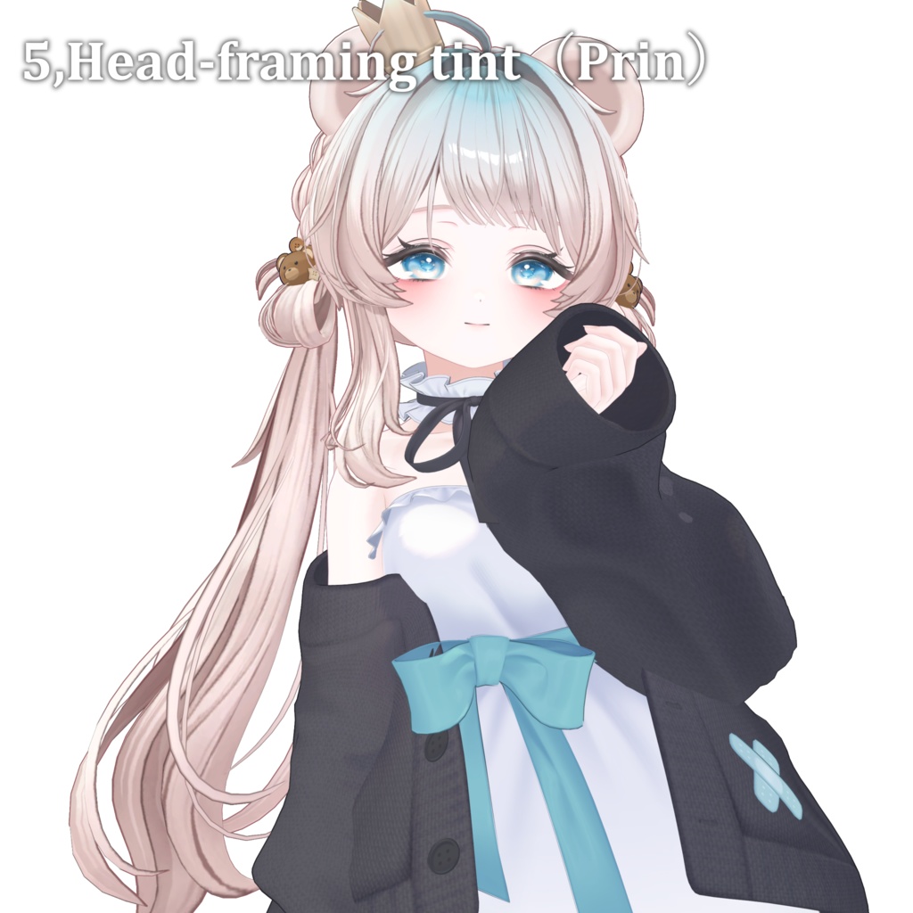 -無料配布- Gradation&Mesh++ Mask for Teddy Puff TwinTail 4o4o様