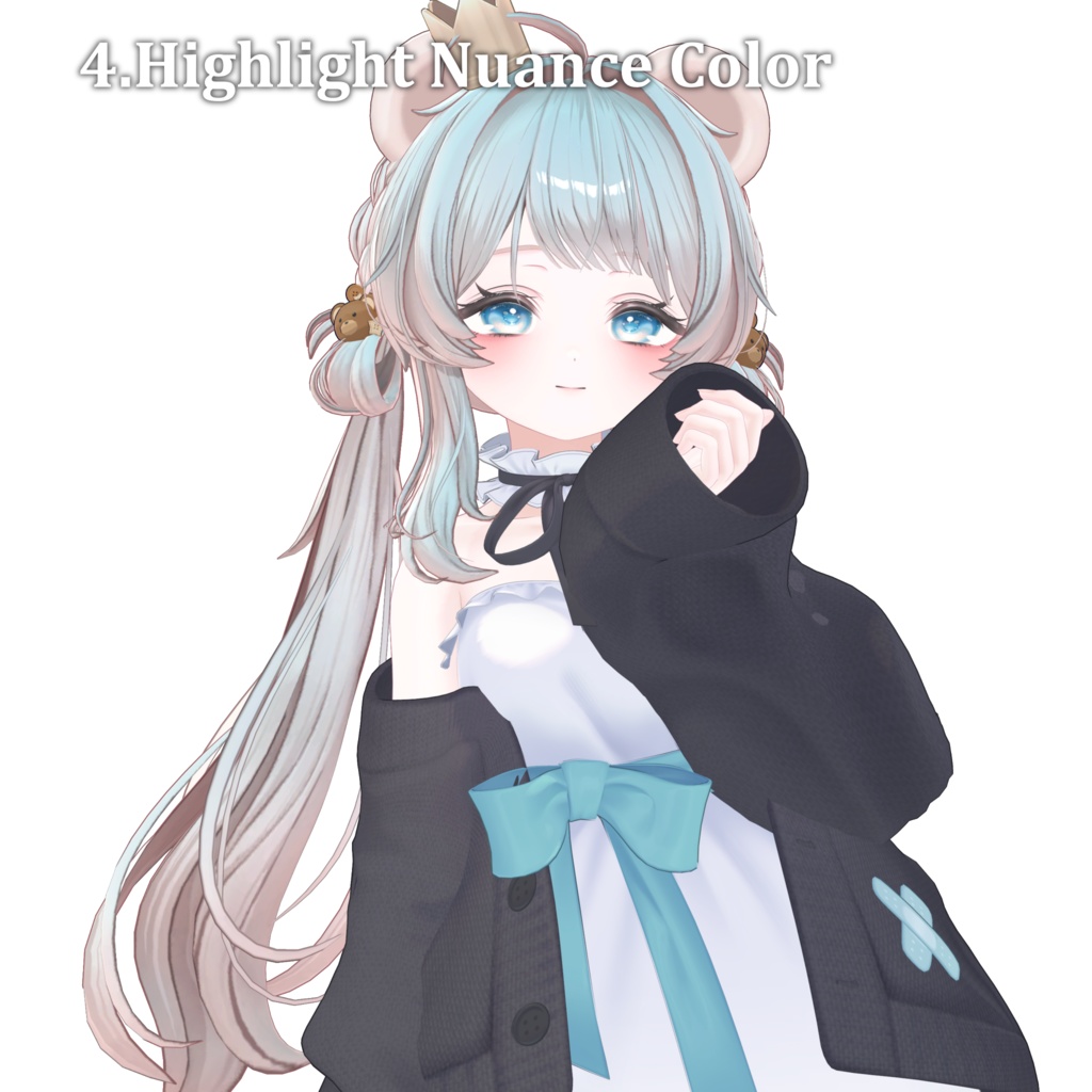 -無料配布- Gradation&Mesh++ Mask for Teddy Puff TwinTail 4o4o様