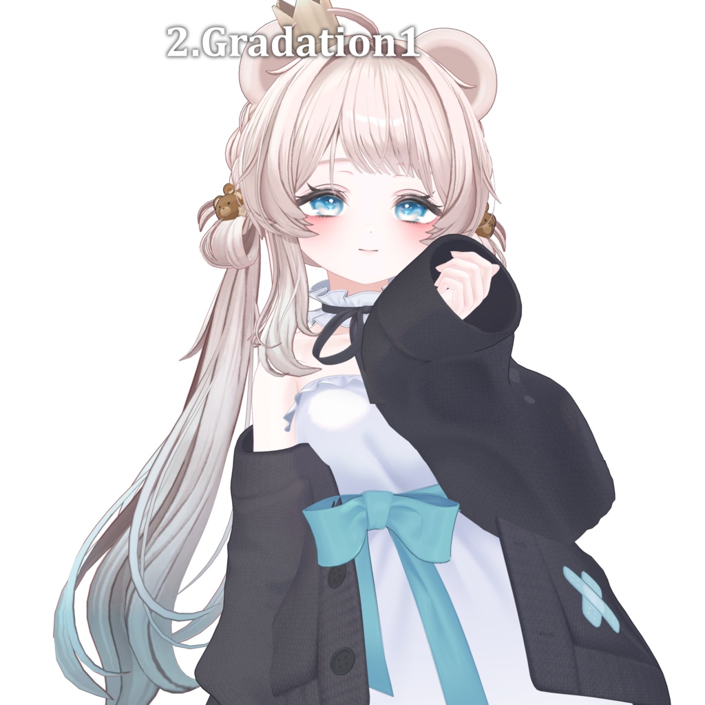 -無料配布- Gradation&Mesh++ Mask for Teddy Puff TwinTail 4o4o様