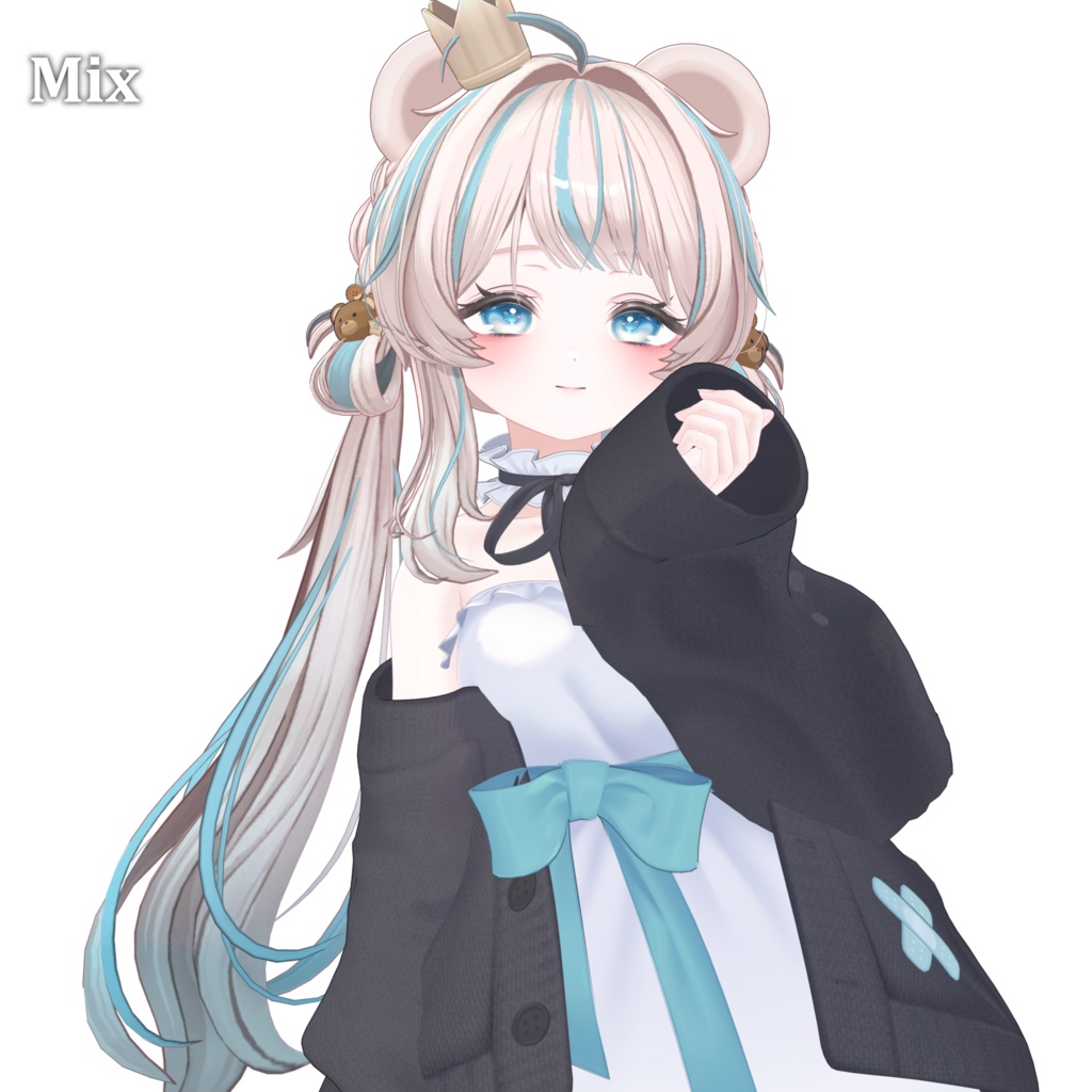 -無料配布- Gradation&Mesh++ Mask for Teddy Puff TwinTail 4o4o様
