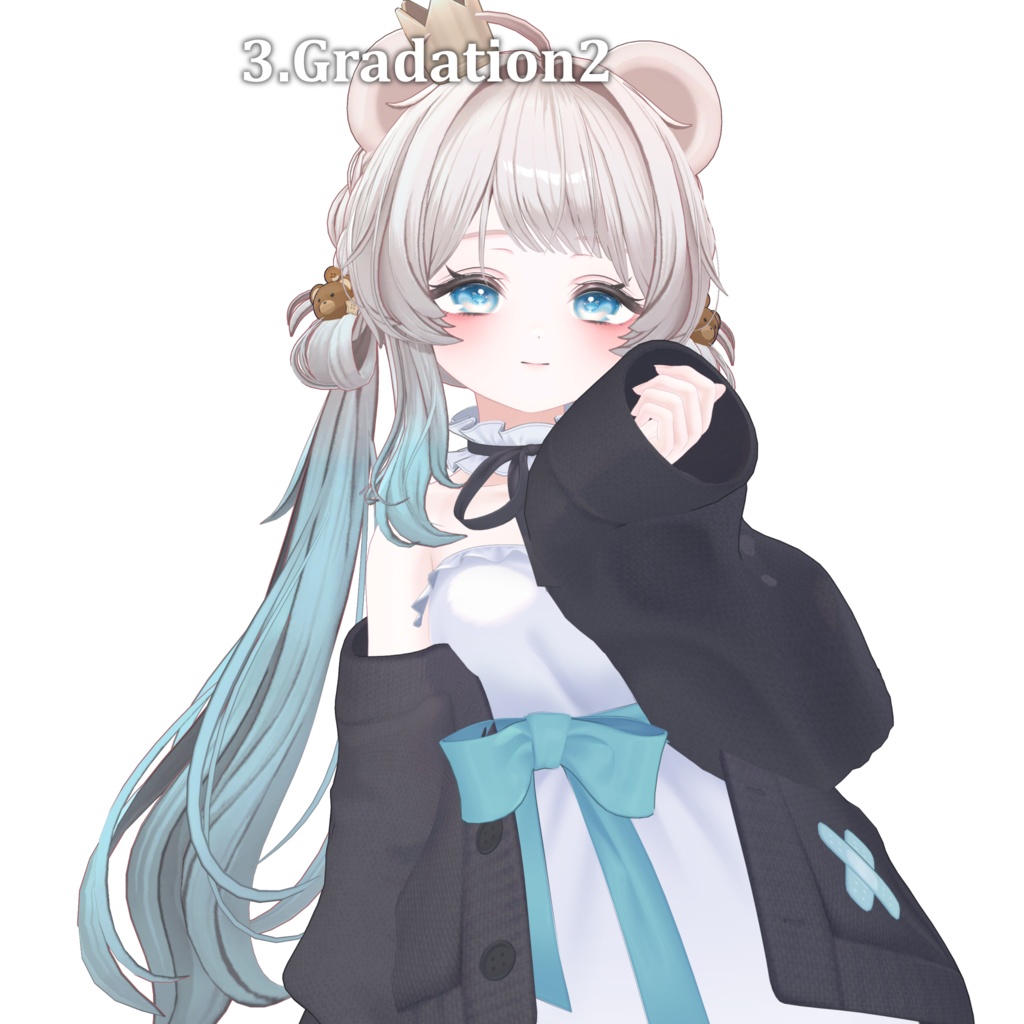 -無料配布- Gradation&Mesh++ Mask for Teddy Puff TwinTail 4o4o様