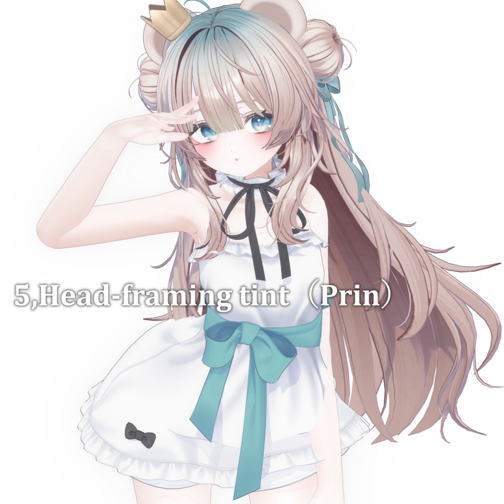 -無料配布- Gradation&Mesh++ Mask for Cotton Bun Waves 4o4o様