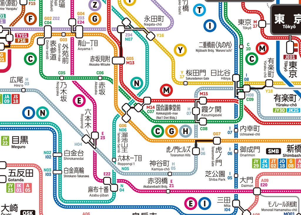 東京都鉄道路線図(デジタル版)