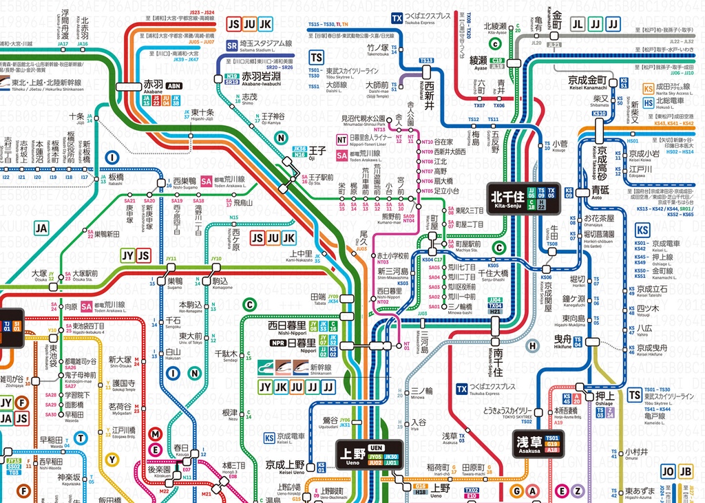 東京都鉄道路線図(デジタル版)