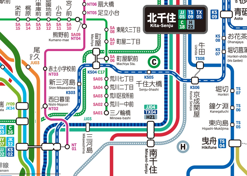東京都鉄道路線図(デジタル版)