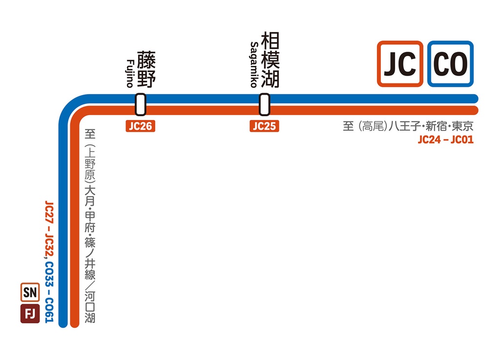 神奈川県鉄道路線図(デジタル版)