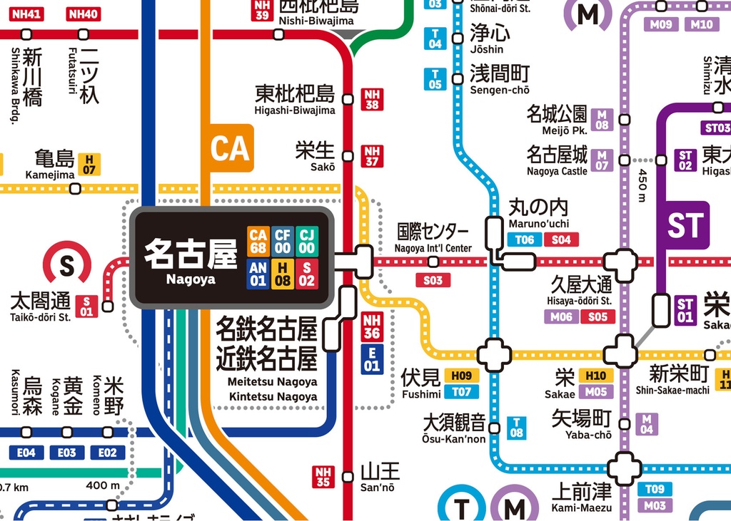 愛知県鉄道路線図（デジタル版）