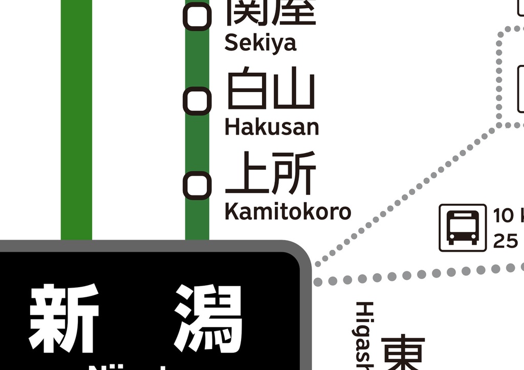 新潟県鉄道路線図(デジタル版)