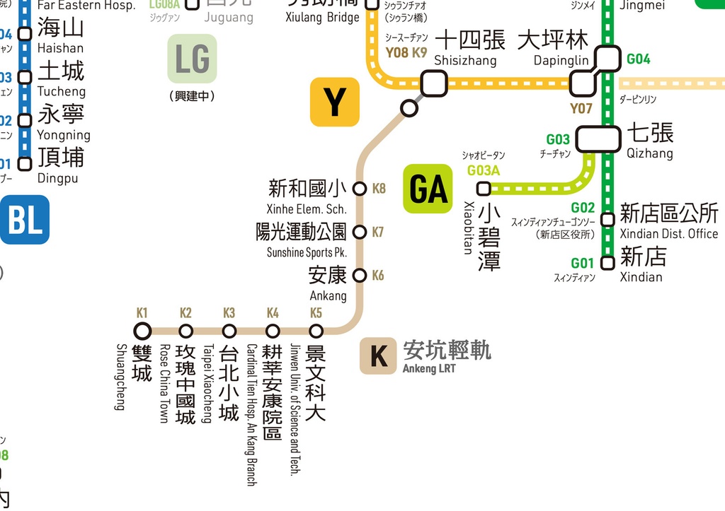 日式台灣鐵路路線圖(デジタル版)Taiwan Railway Route Map (Digital)