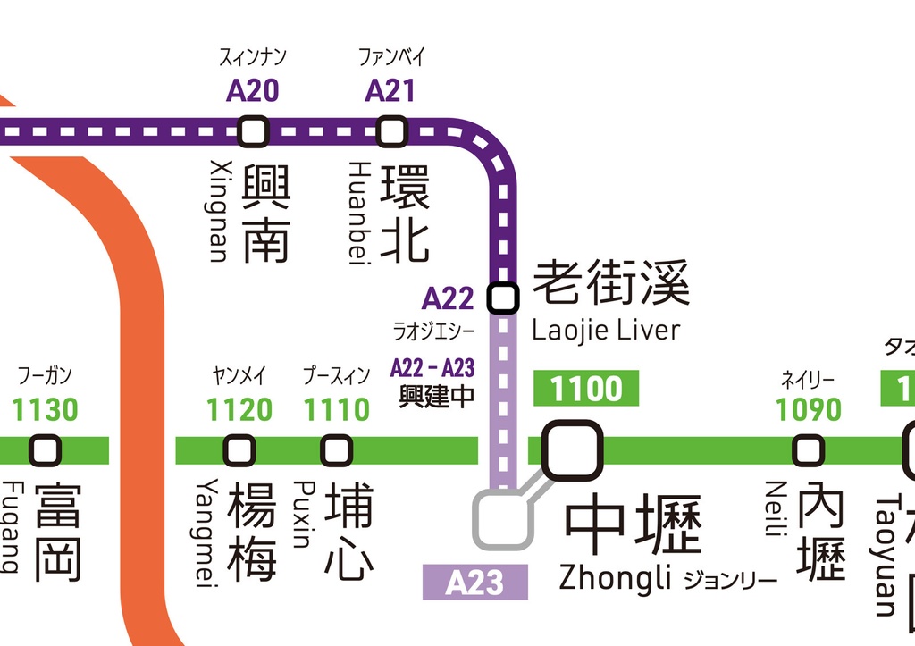 日式台灣鐵路路線圖(デジタル版)Taiwan Railway Route Map (Digital)