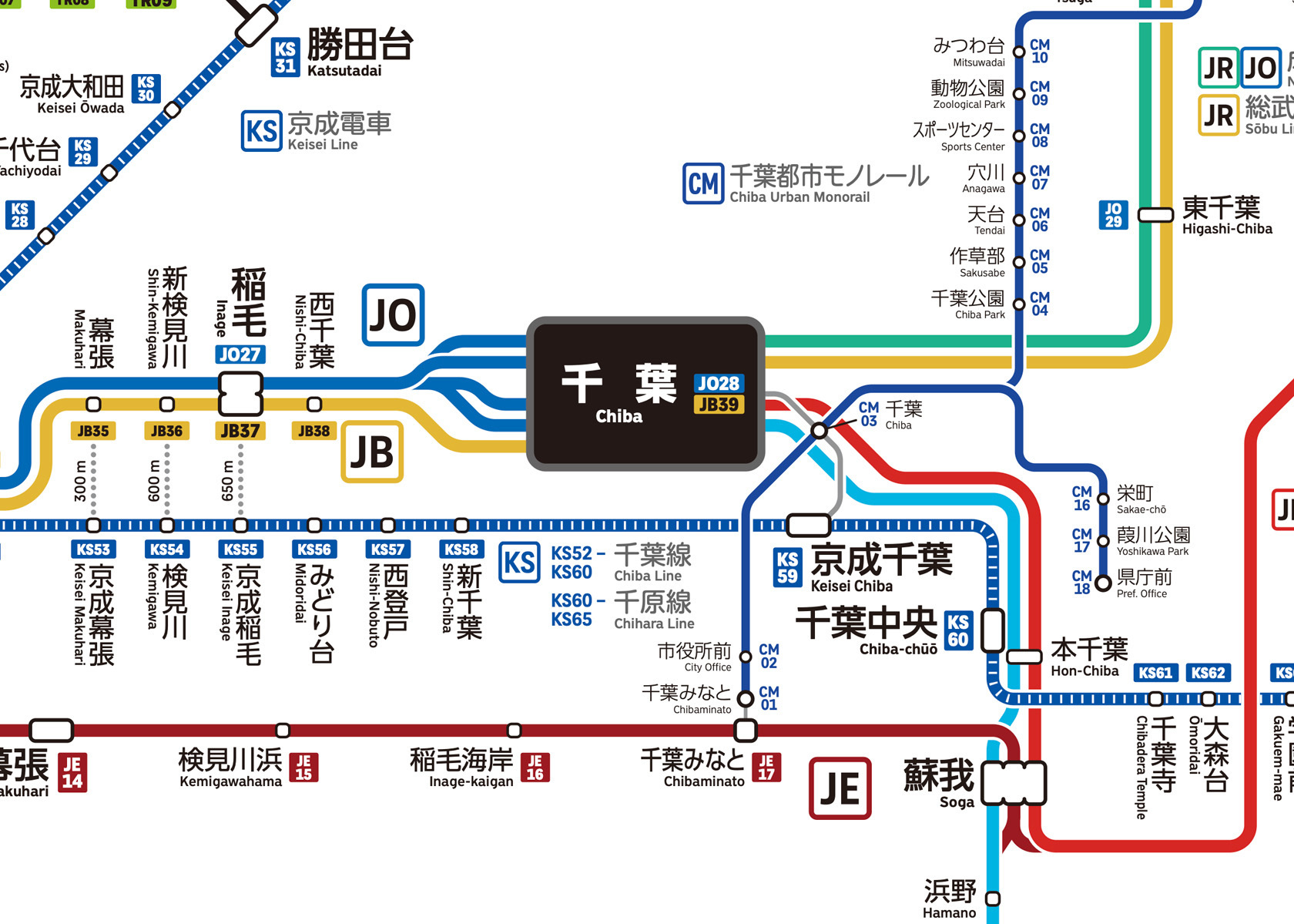 千葉県鉄道路線図(デジタル版) - カワツル商店 BOOTH支店 - BOOTH