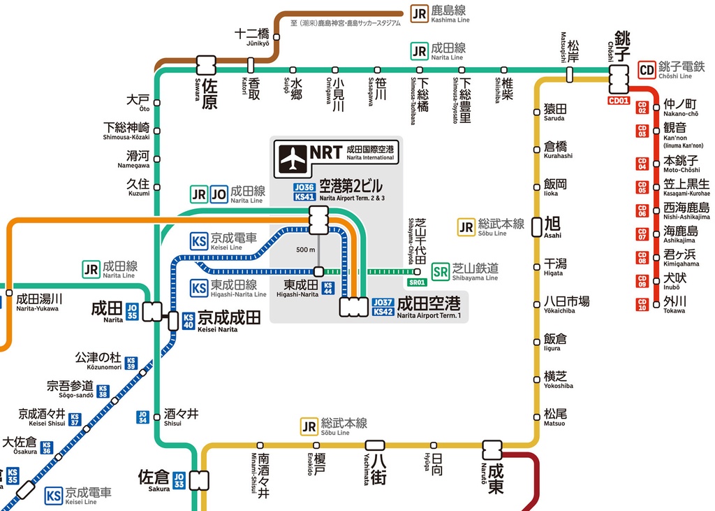 千葉県鉄道路線図(デジタル版)