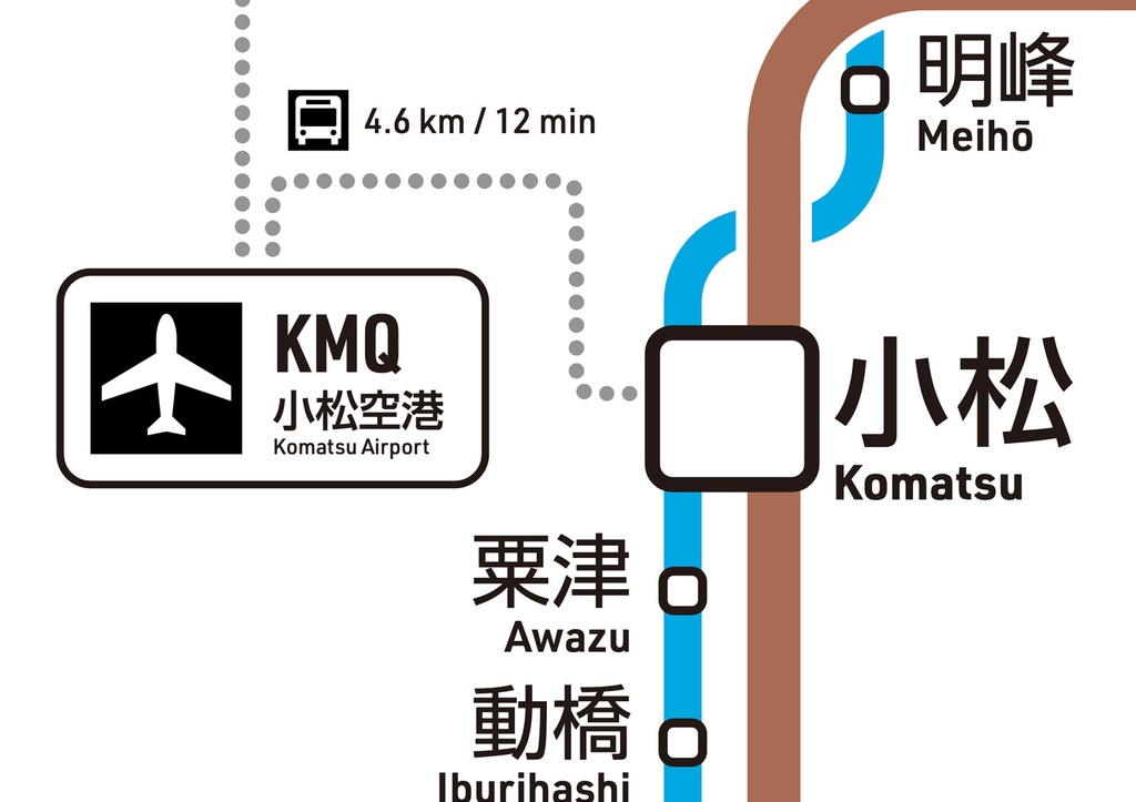 石川県鉄道路線図(デジタル版)