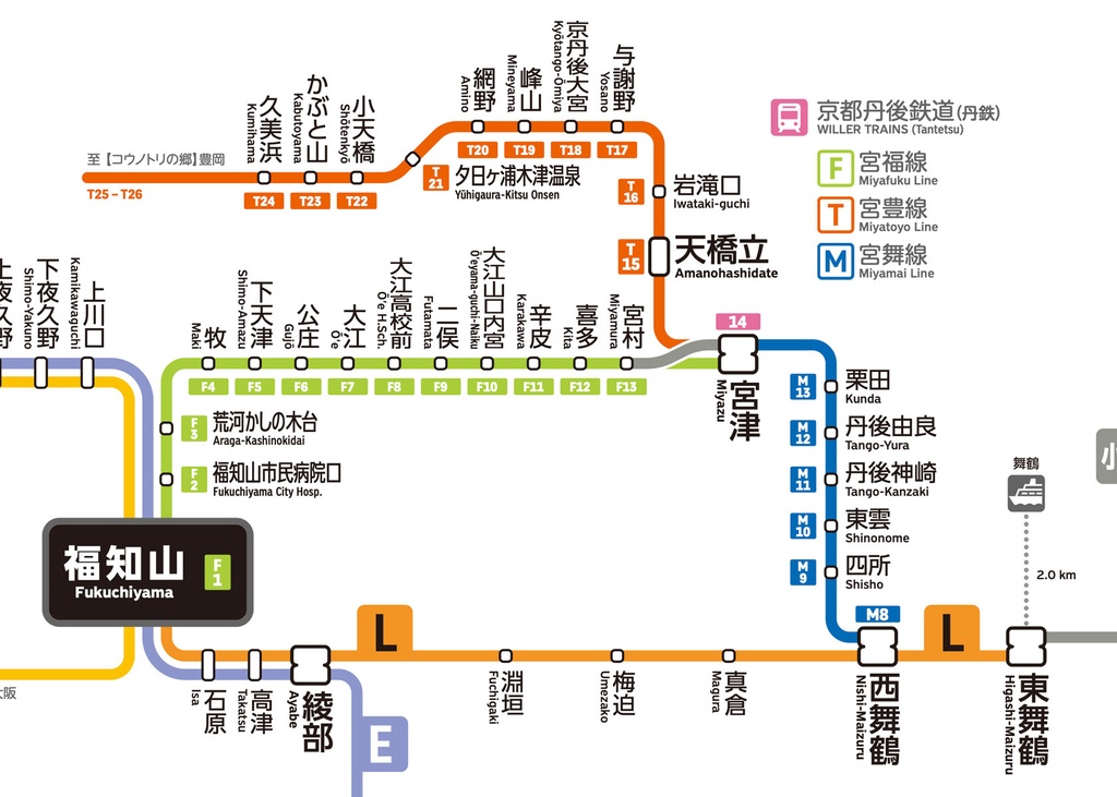 京都府鉄道路線図(デジタル版)