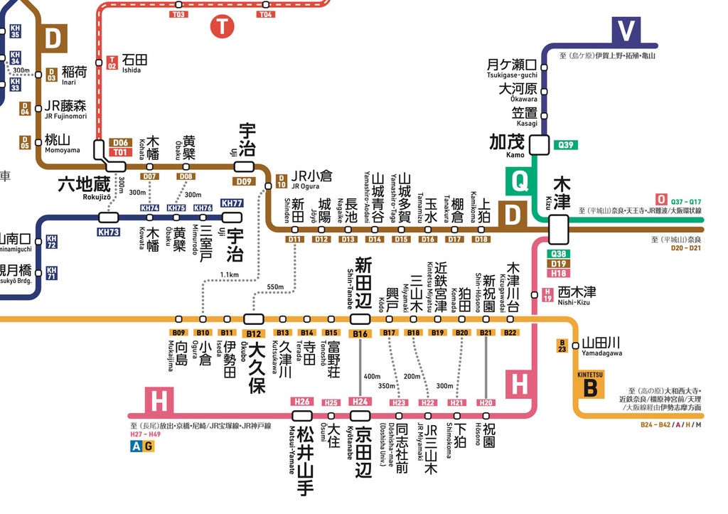 京都府鉄道路線図(デジタル版)