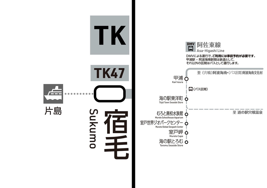 高知県鉄道路線図(デジタル版)