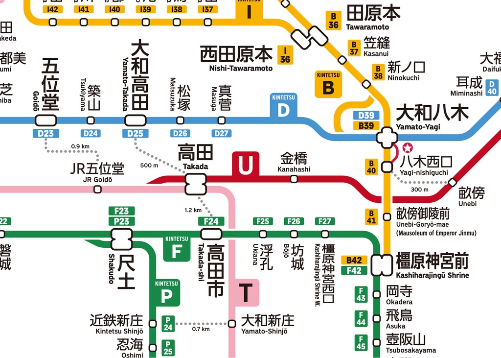 奈良県鉄道路線図(デジタル版)