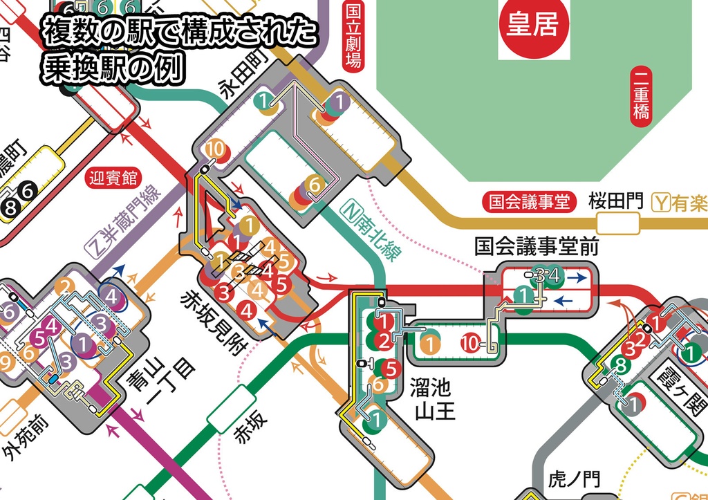 Metatex 地下鉄のりかえ楽々マップ(東京/デジタル版)