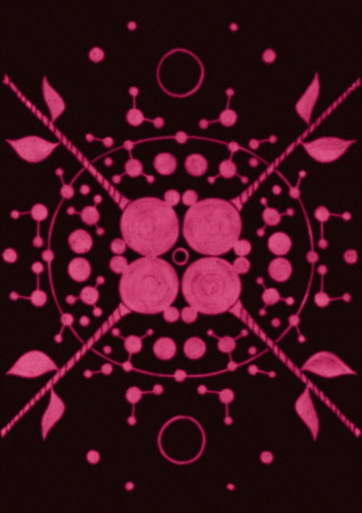 色メガネ拭き:線香花火