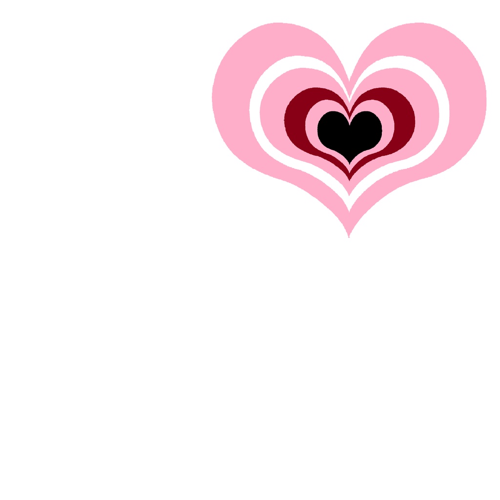 ハート缶バッジ:乳歯と虫歯