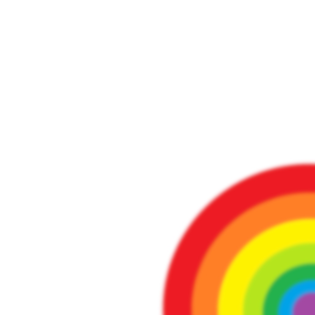 タオル - 小:滲む虹