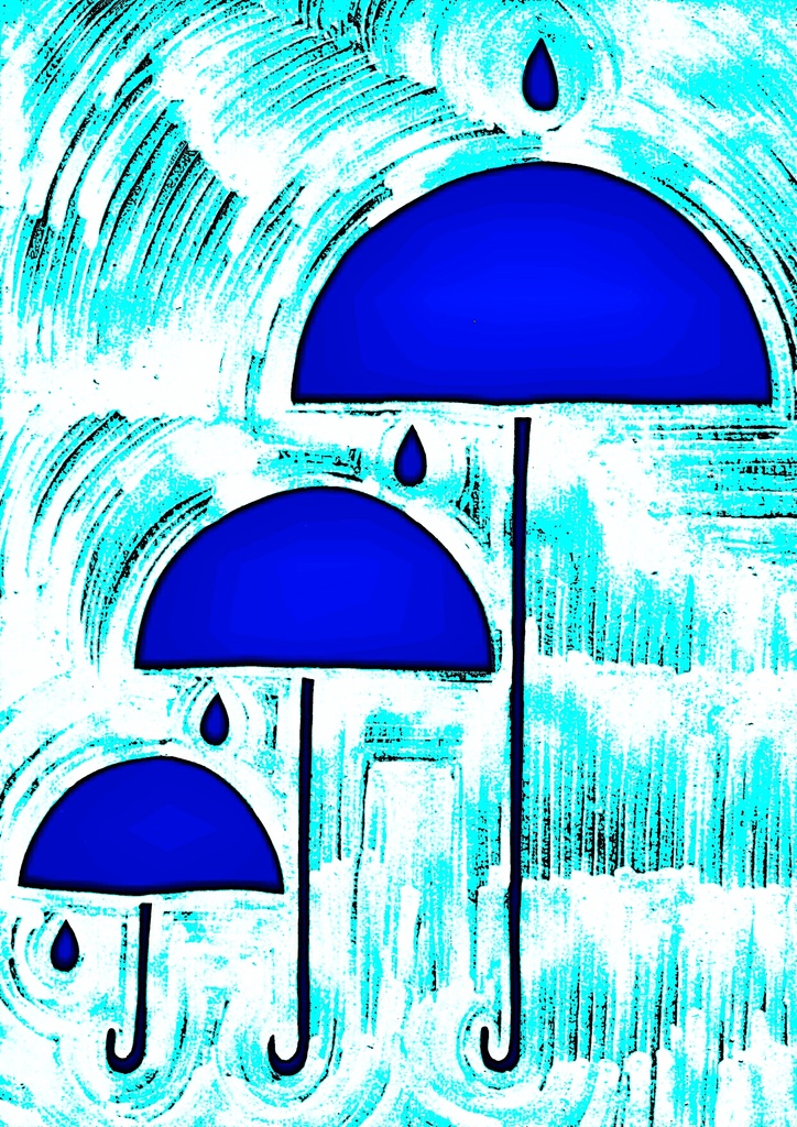 タペストリー:Many Rainy Family