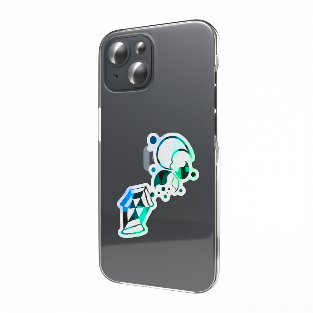 ホログラムスマホステッカー:Pitcher & Catcher