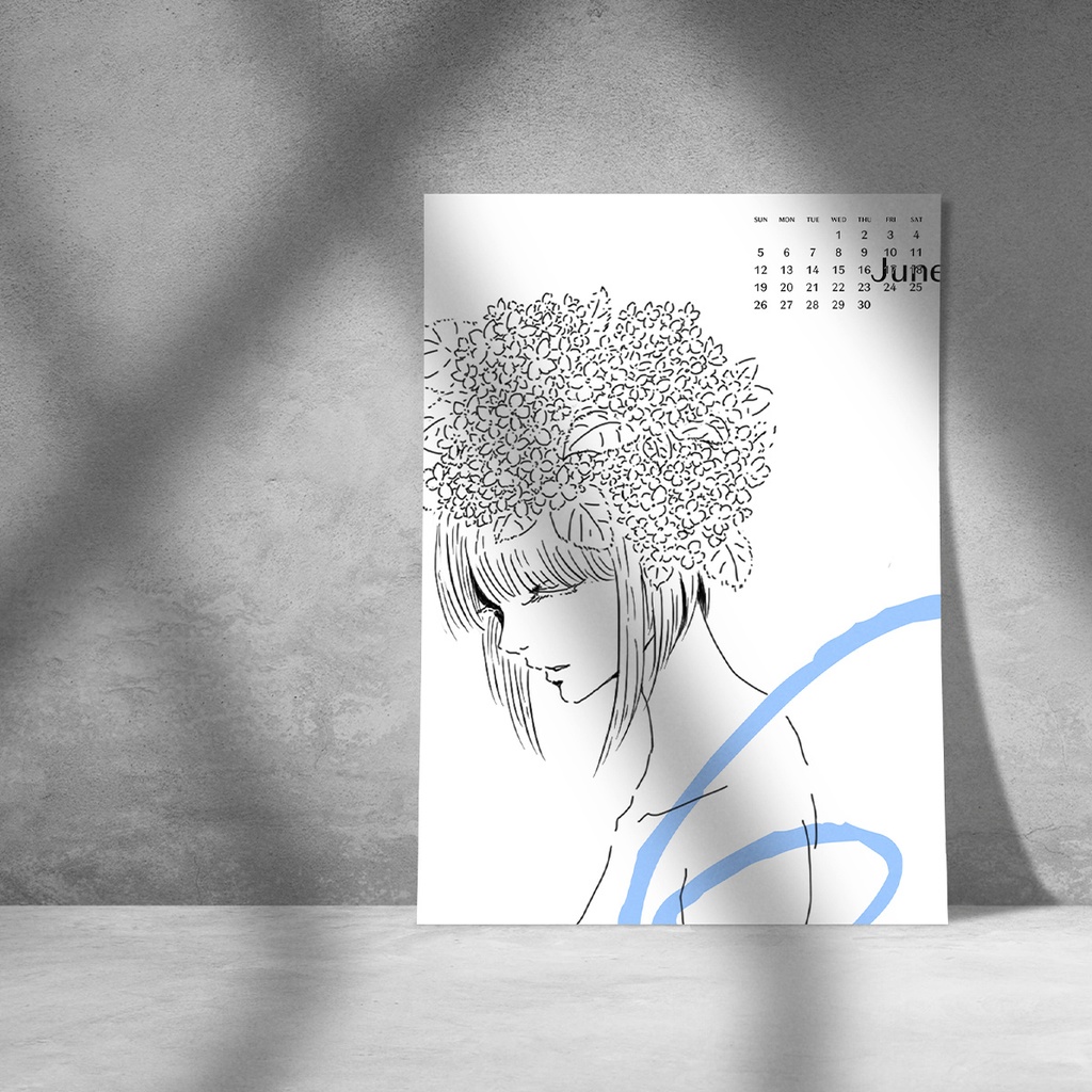 【2022年6月】イラストポスター（カレンダーつき/イラストのみ）