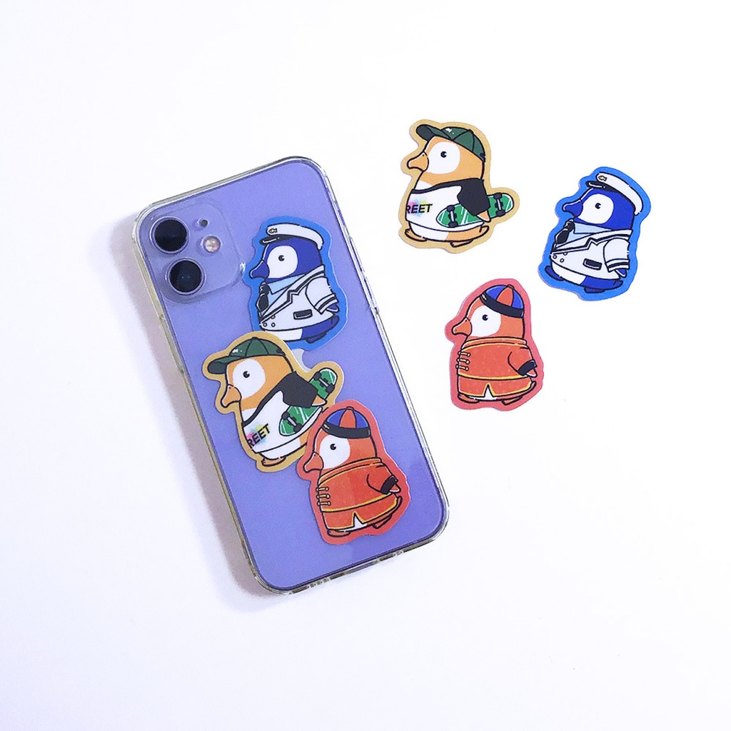 ペンギンミニステッカー