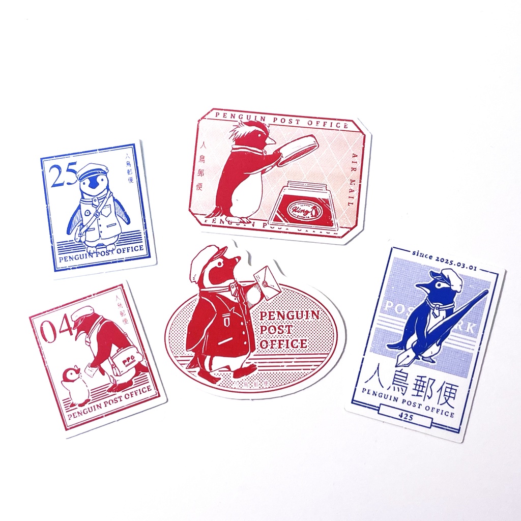 人鳥郵便 フレークシール