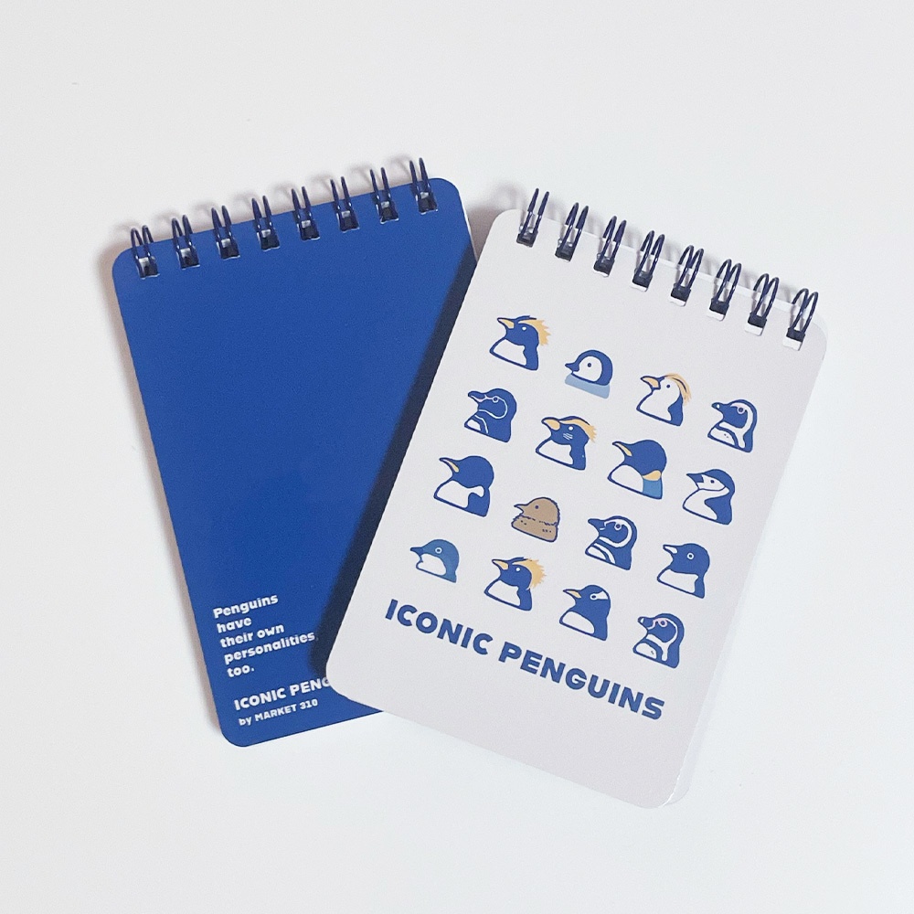 ICONIC PENGUINS ミニリングノート