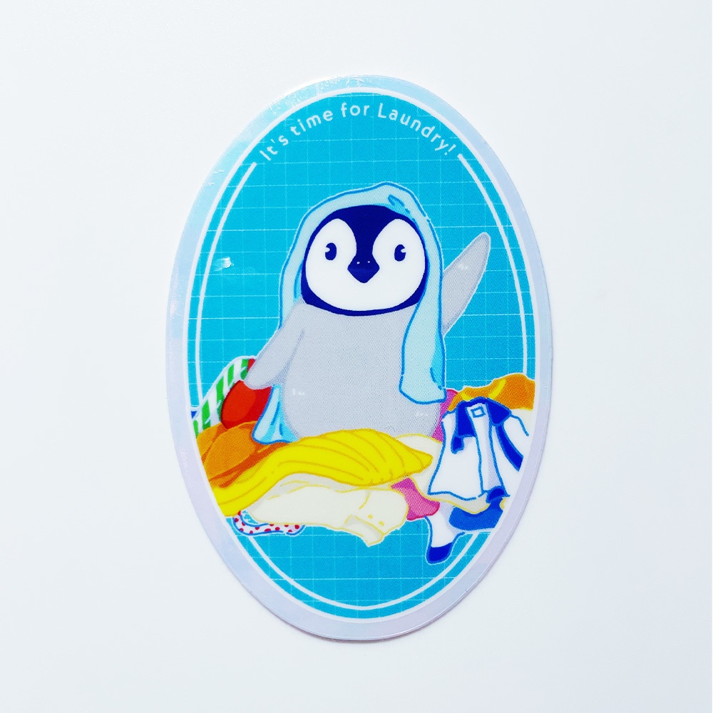 Laundry Time ホログラムステッカー