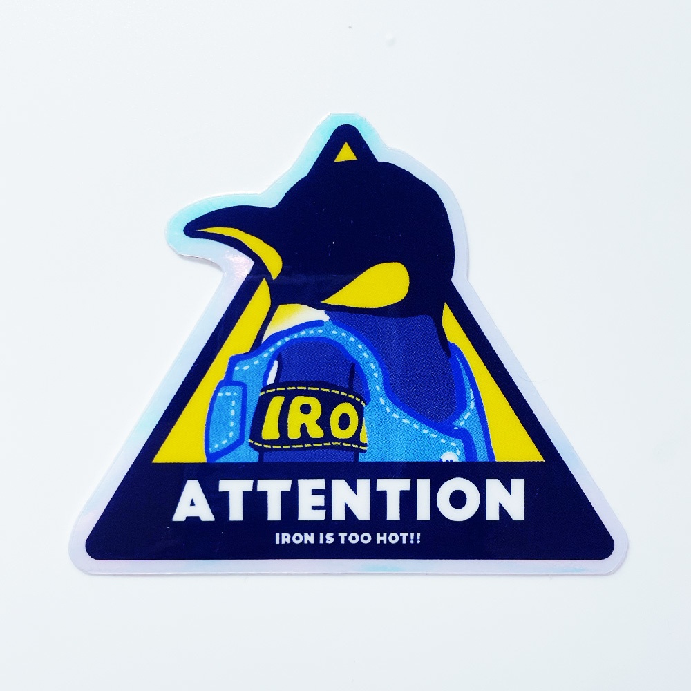 Laundry Time ホログラムステッカー