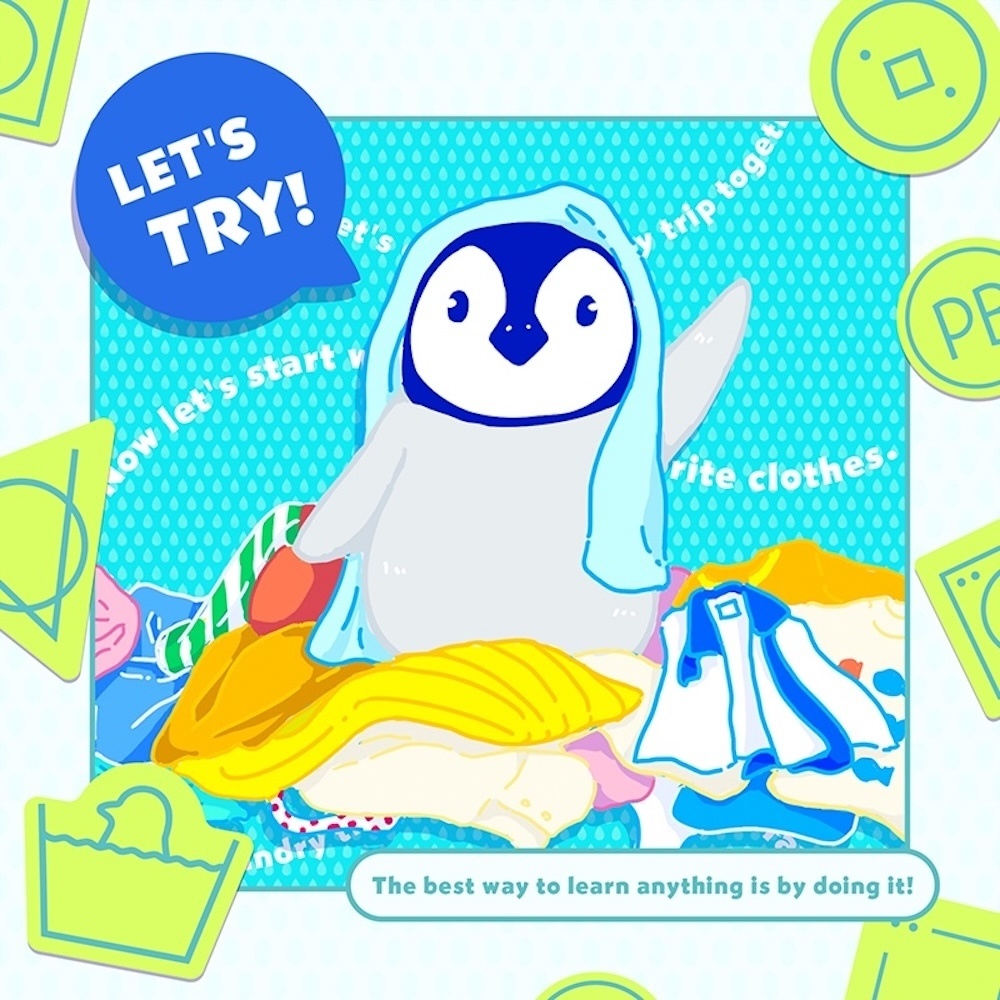 イラスト集「It's Laundry Time!」