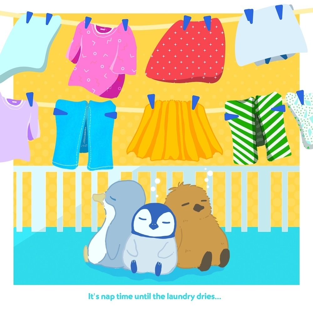 イラスト集「It's Laundry Time!」
