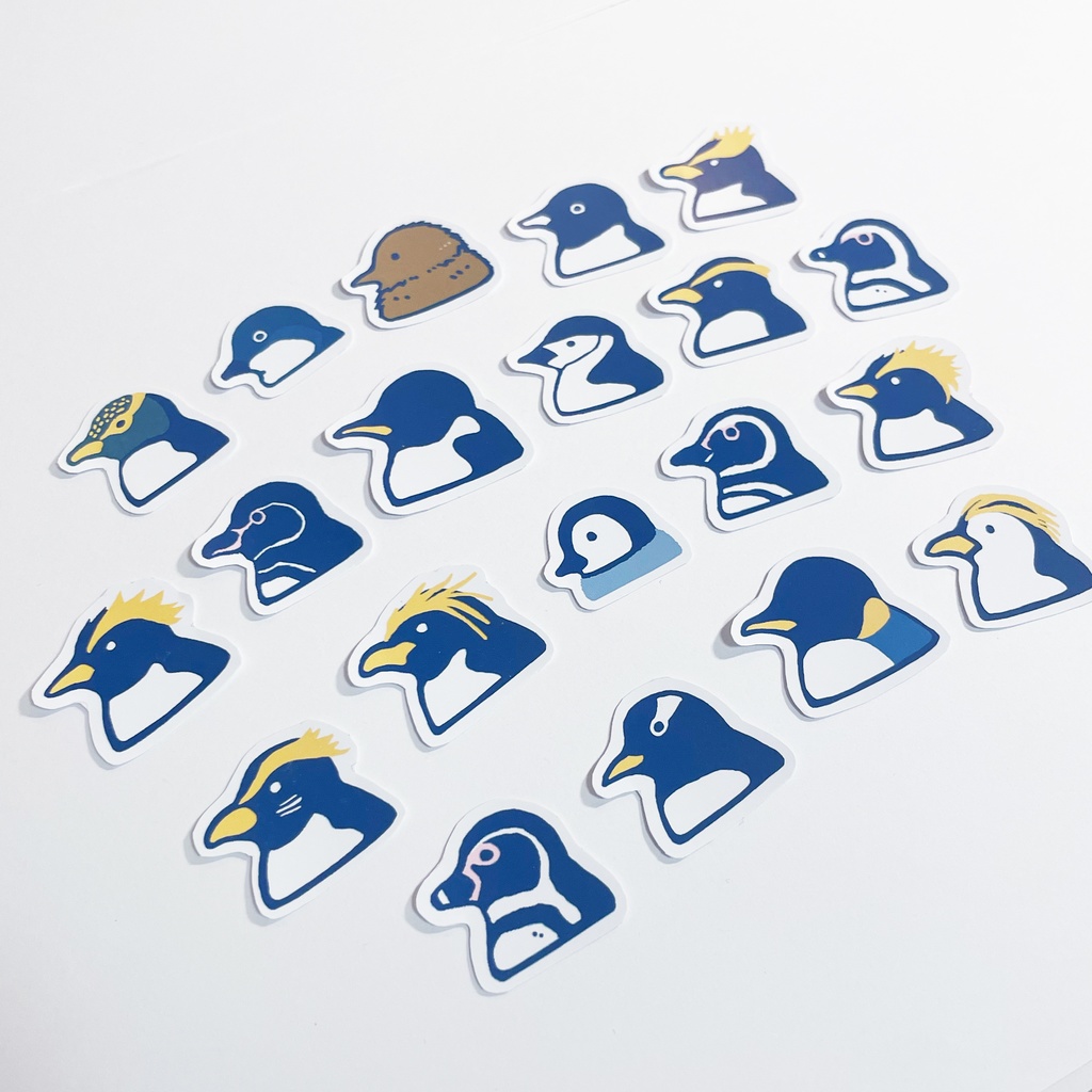 ICONIC PENGUINS フレークシール
