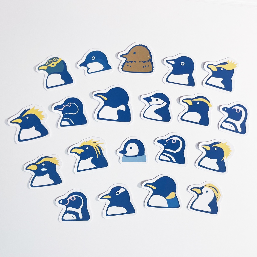 ICONIC PENGUINS フレークシール