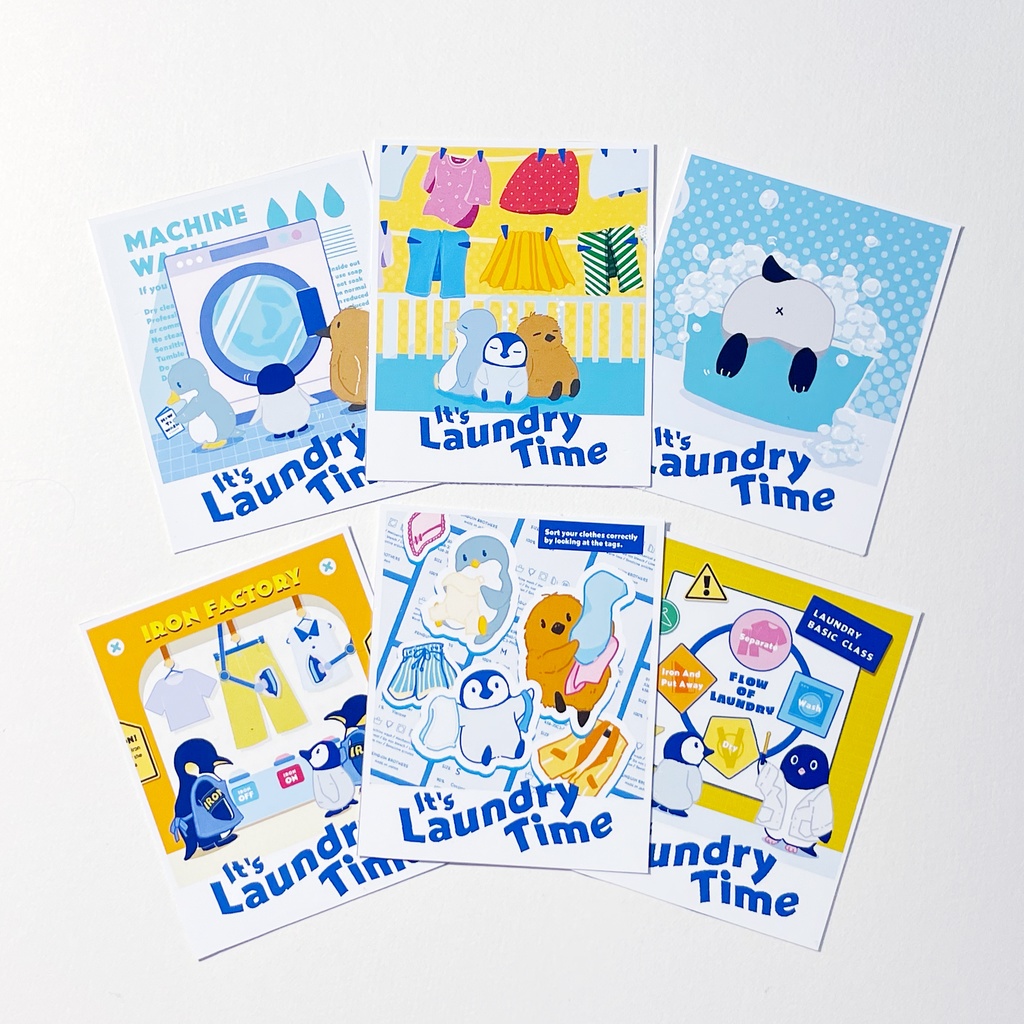 Laundry Time セット(イラスト集+6点グッズセット)