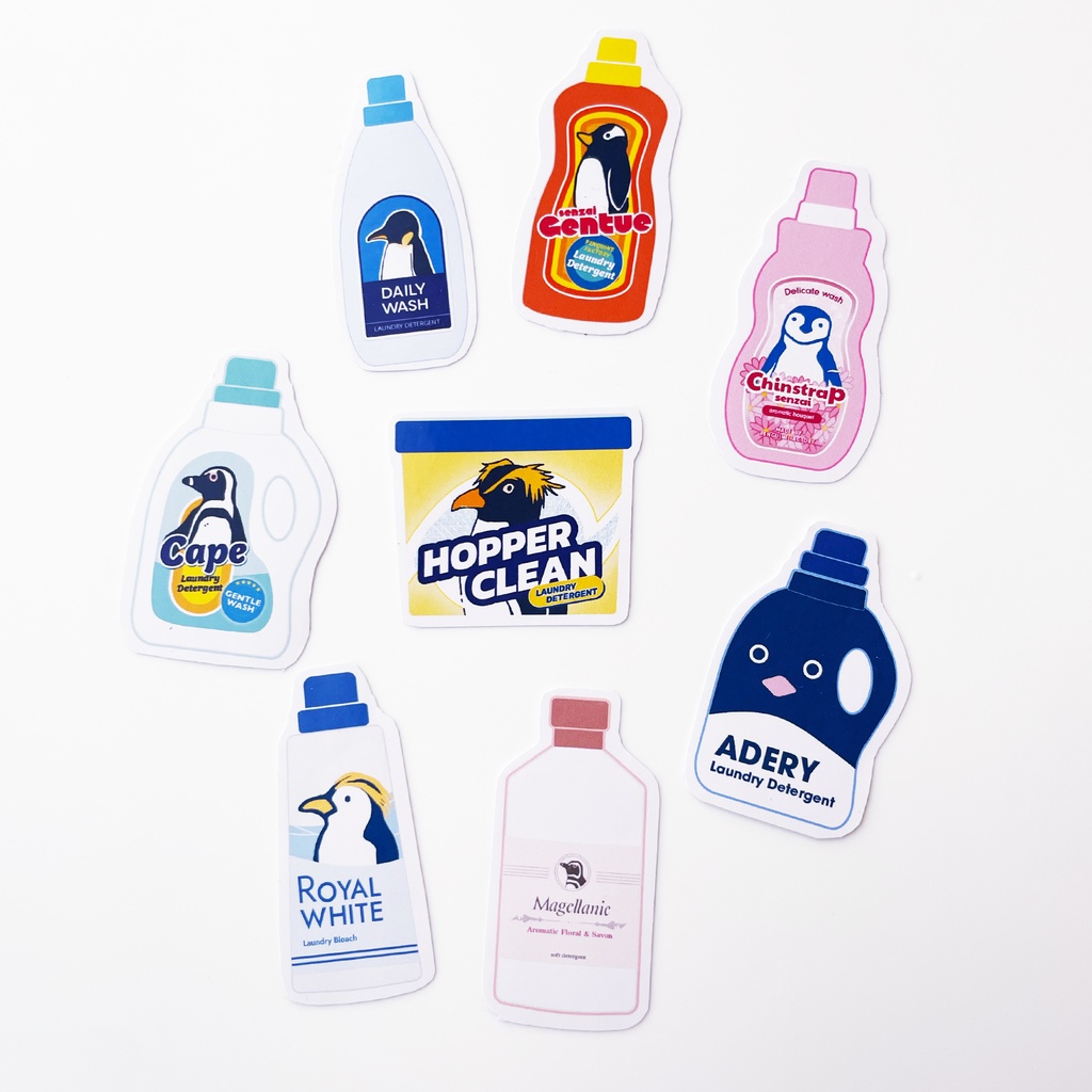 Laundry Time 洗剤ボトルフレークシール【ウェブショップ限定】