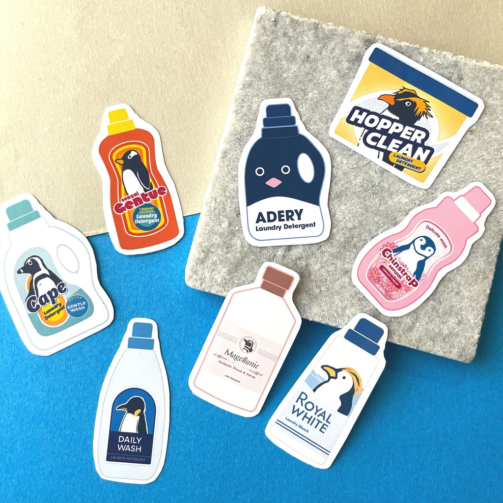 Laundry Time 洗剤ボトルフレークシール【ウェブショップ限定】