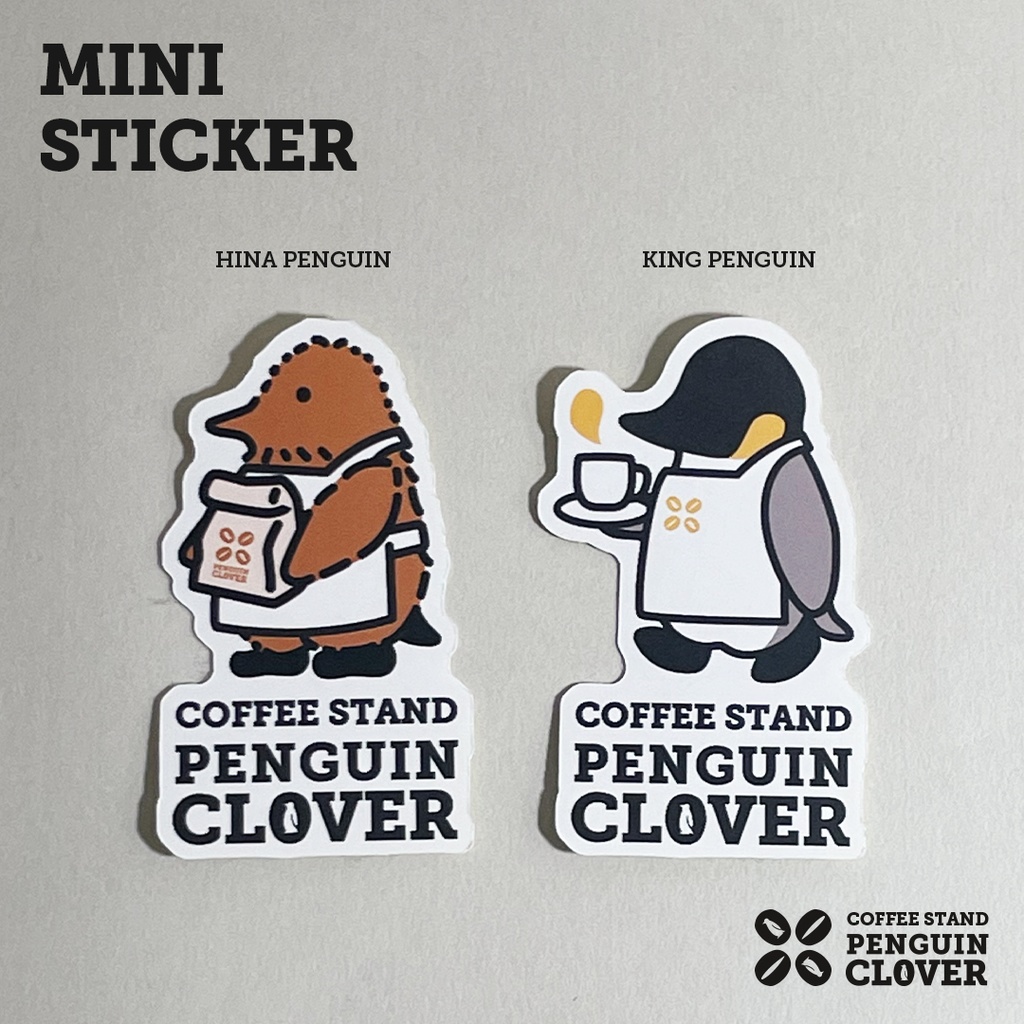 PENGUIN CLOVER ミニステッカー