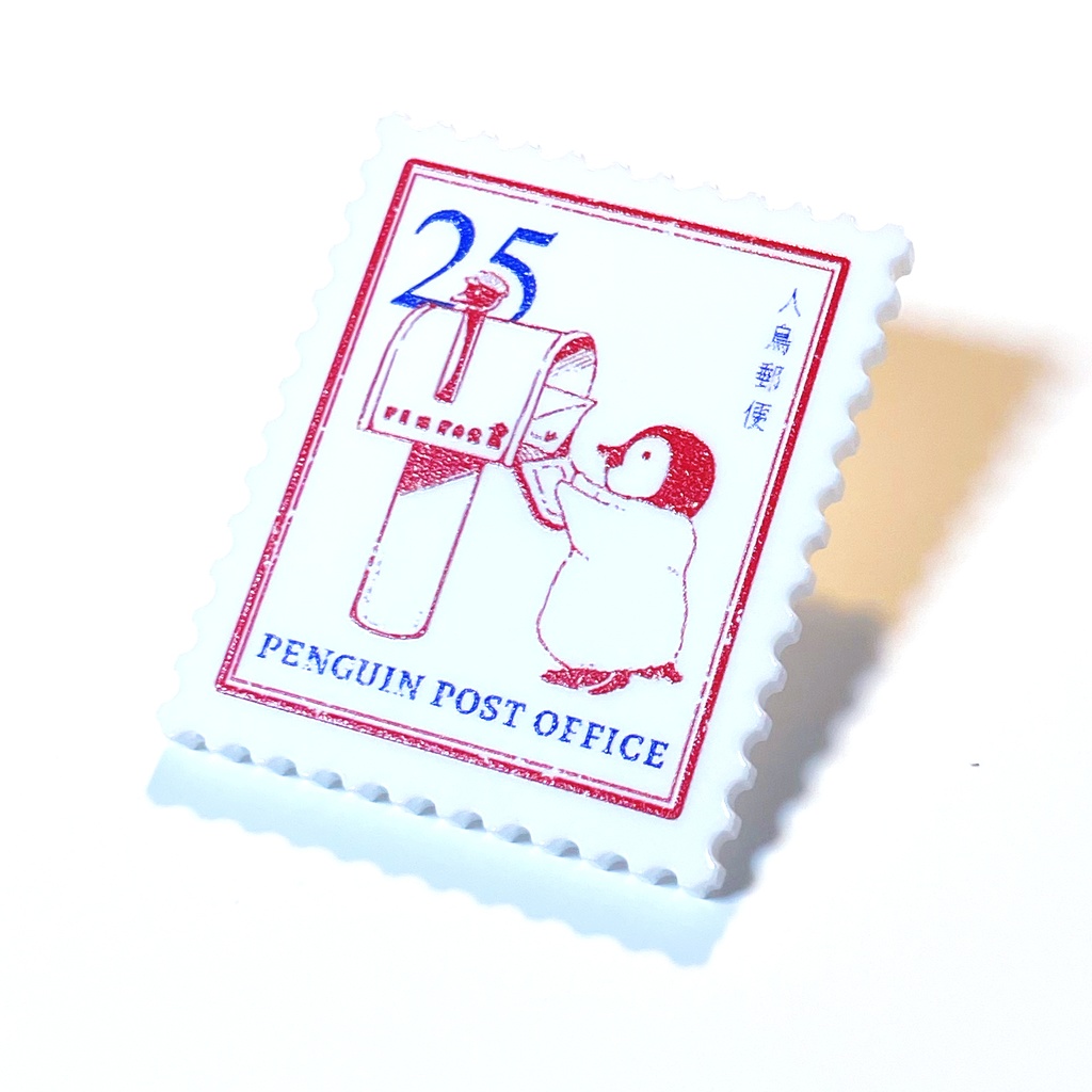 人鳥郵便 アクリルピンバッチ