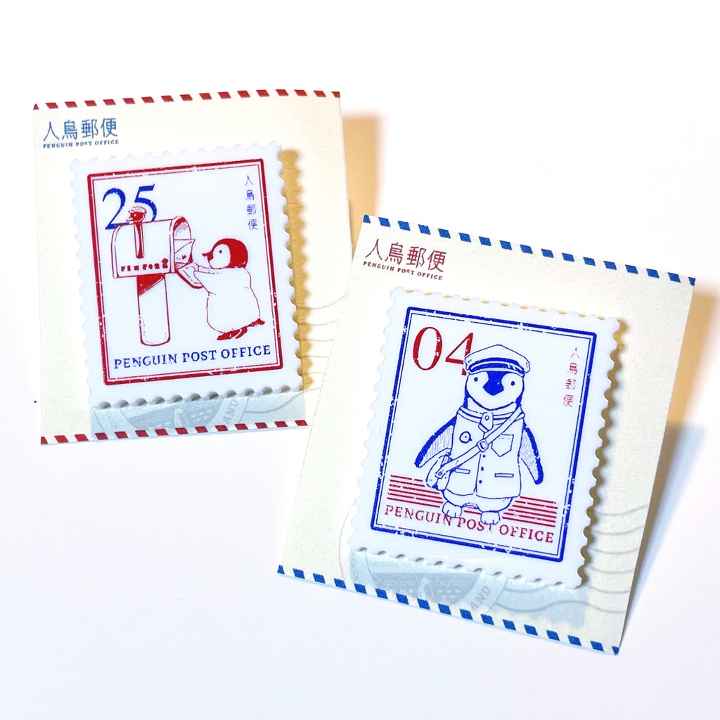 人鳥郵便 アクリルピンバッチ